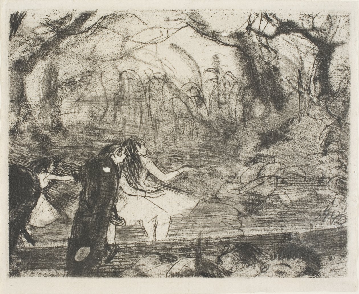 En el Escenario III de Hilaire Germain Edgar Degas