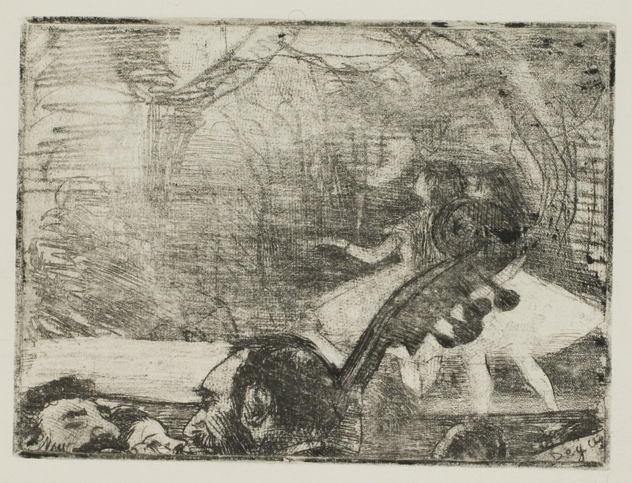 En escena I de Hilaire Germain Edgar Degas