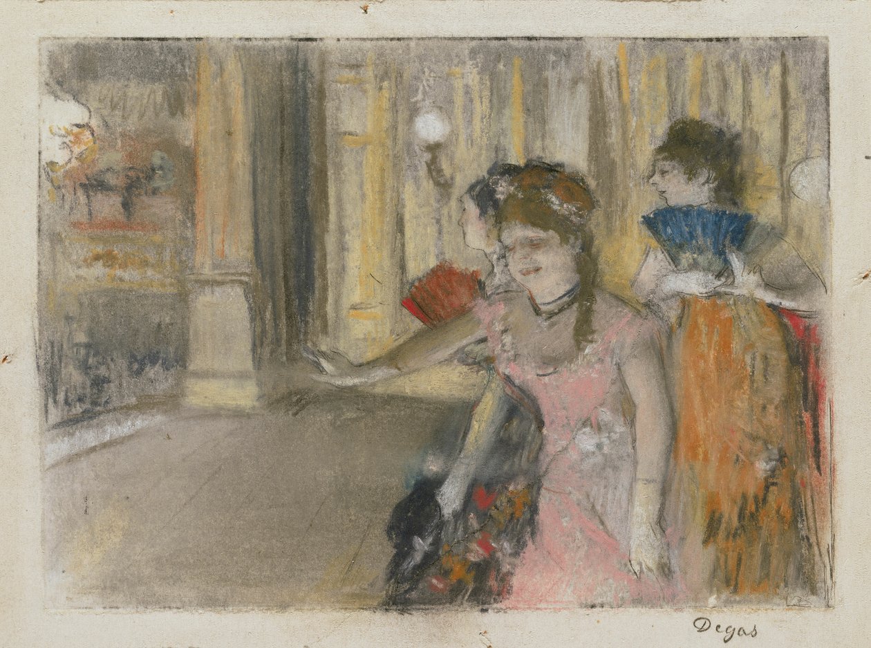 Cantantes en el escenario de Hilaire Germain Edgar Degas