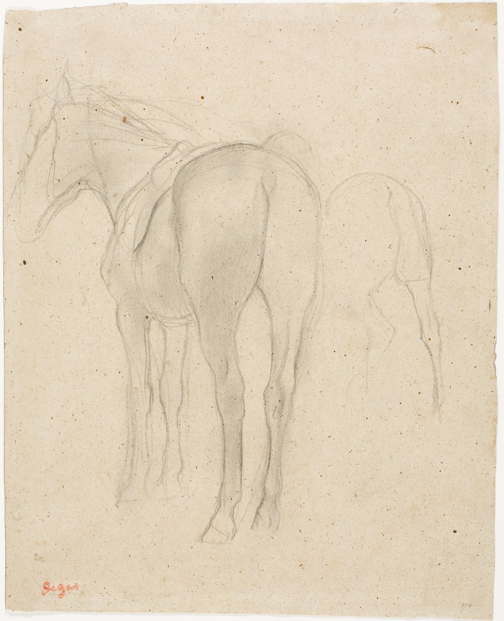 Estudios de un caballo de Hilaire Germain Edgar Degas