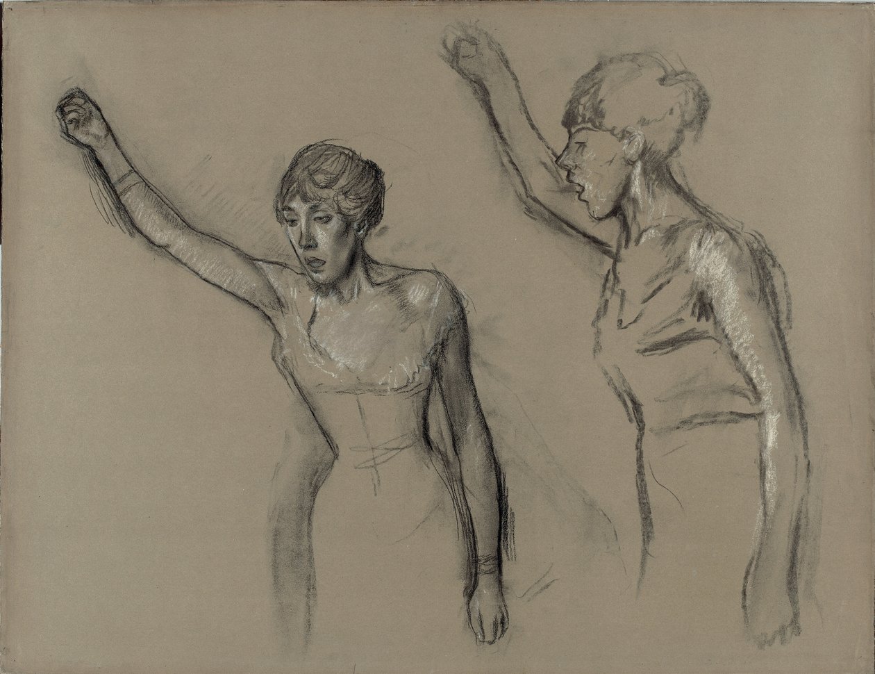Estudio de un cantante de Hilaire Germain Edgar Degas