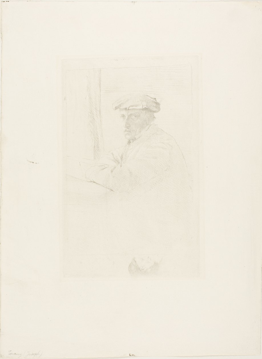 El grabador Joseph Tourny de Hilaire Germain Edgar Degas