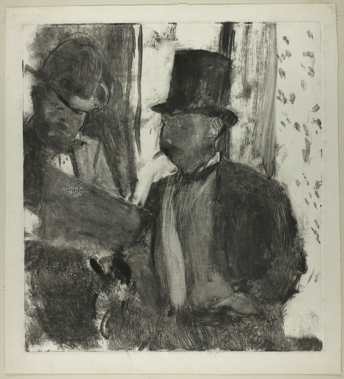 Los dos conocedores de Hilaire Germain Edgar Degas