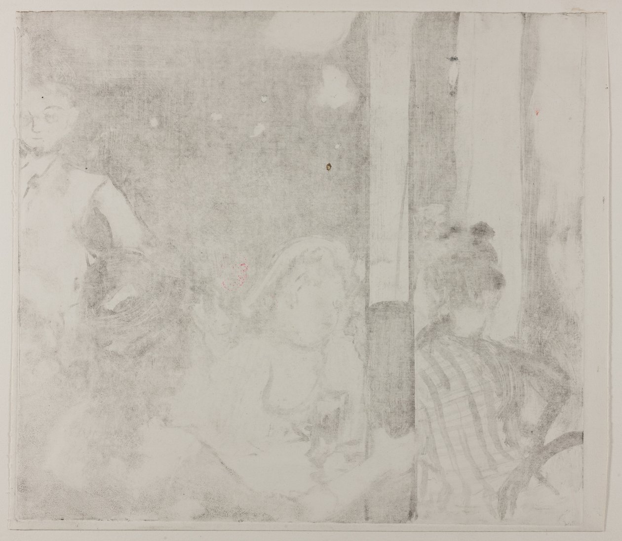 Mujeres delante de un café, por la tarde de Hilaire Germain Edgar Degas