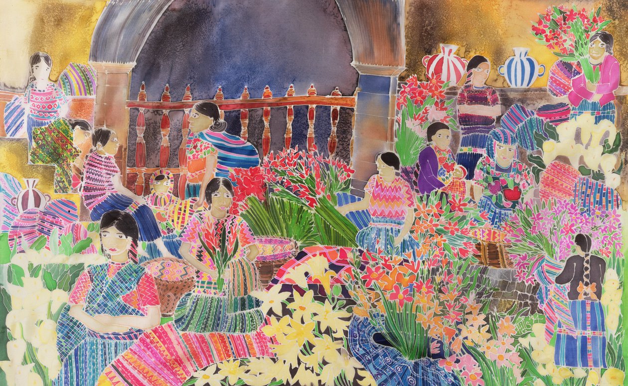 Chichicastango, día de mercado de Hilary Simon