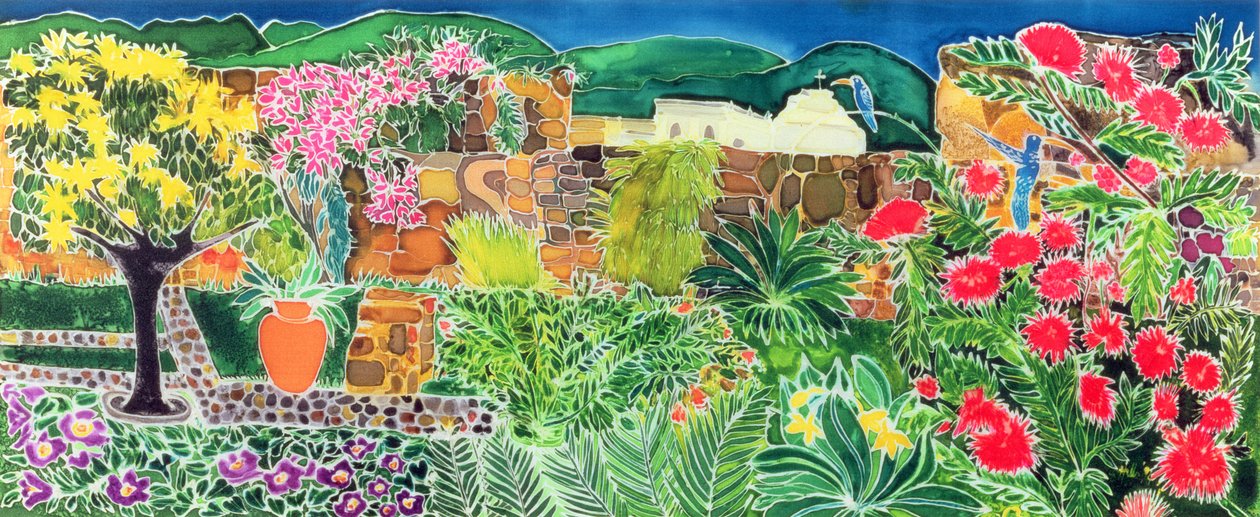 Jardines del Convento, Antigua, 1993 de Hilary Simon