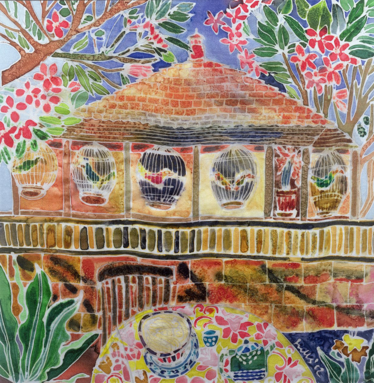 Café Lotus, Ubud, Bali, 2002 de Hilary Simon
