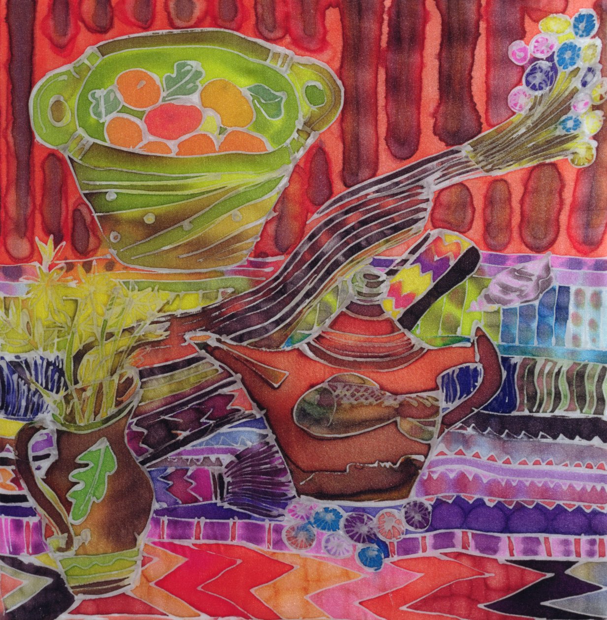 Tetera y Textiles, 2006 de Hilary Simon