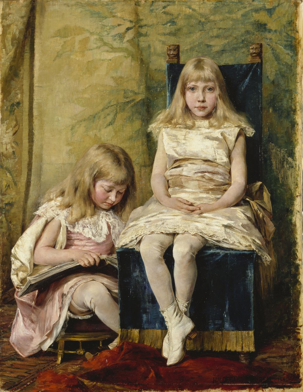 Hildegard y Alfhild Tamm, 1882 de Hildegard Katerina Thorell