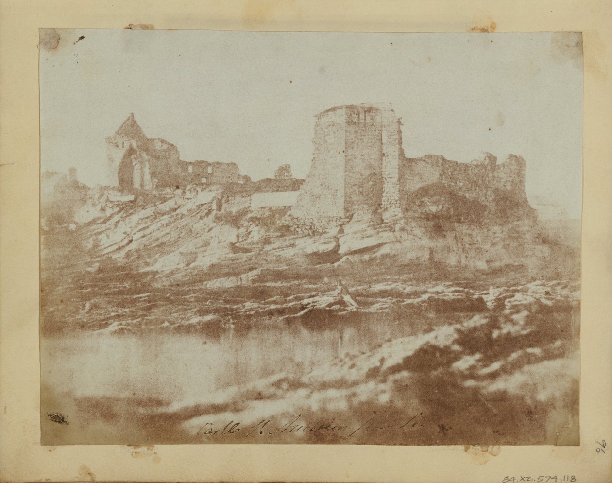 Castillo de St. Andrews desde el Noroeste de Hill and Adamson
