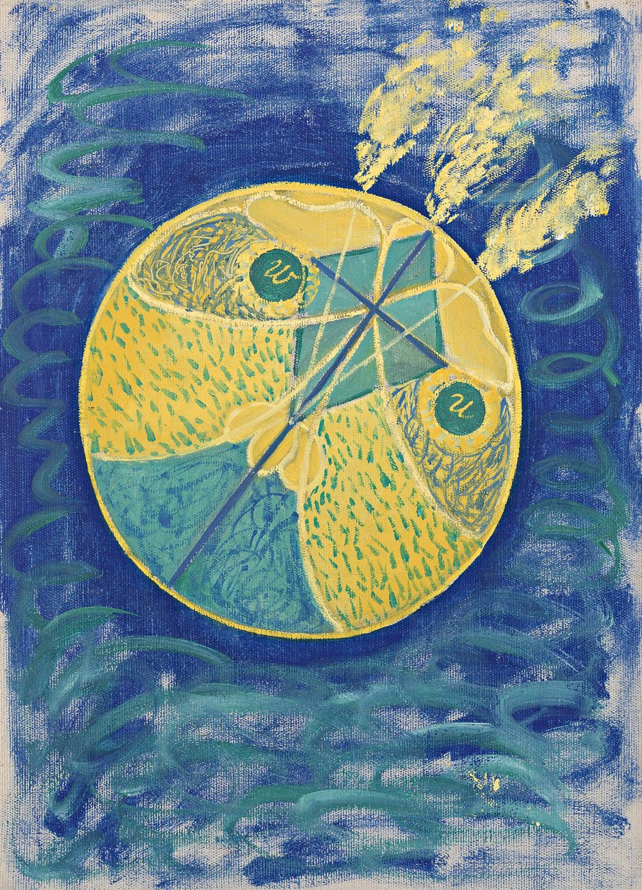 Grupo I, No. 7. Caos primordial de Hilma af Klint