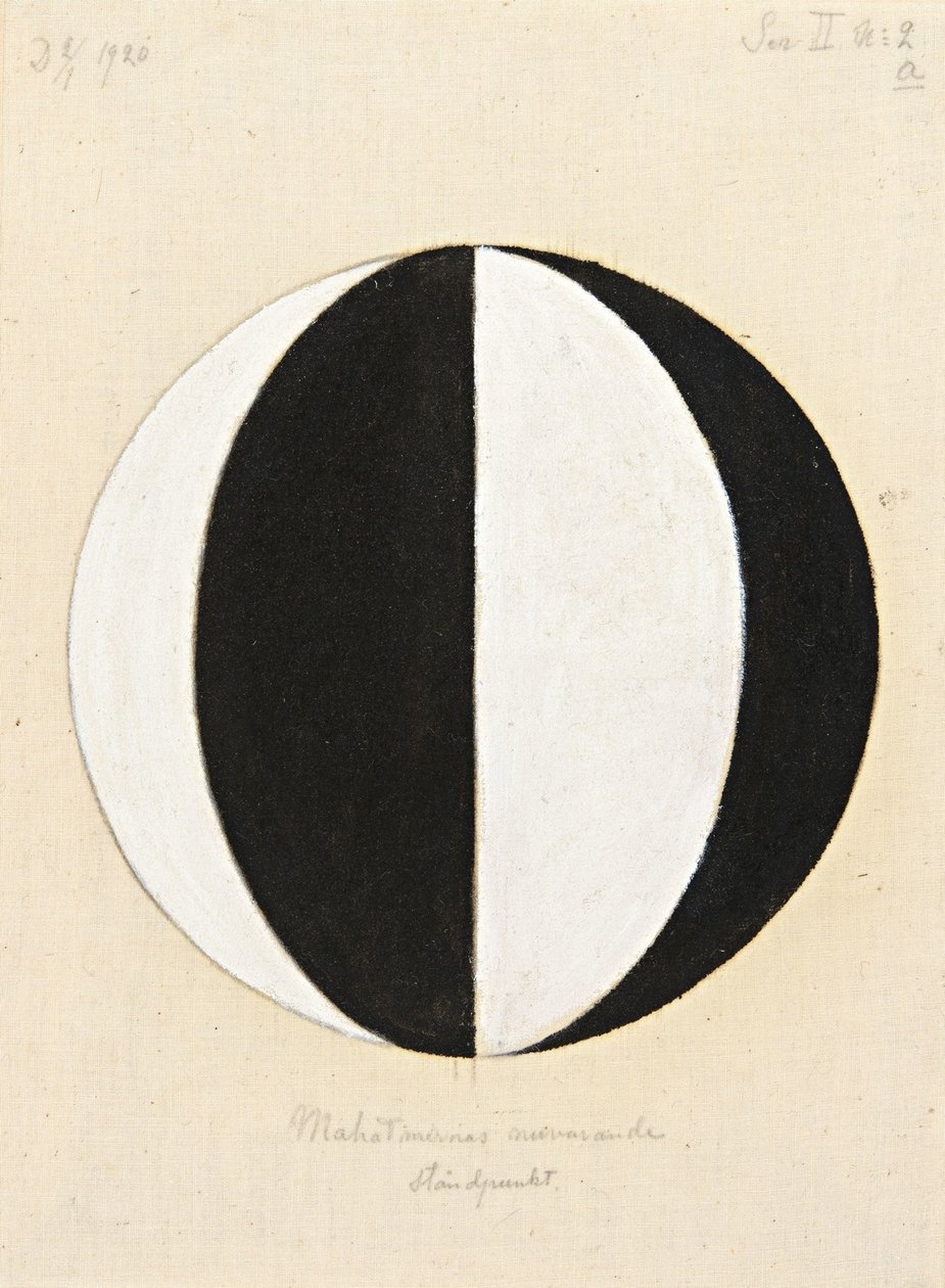 El Punto de Vista Actual de los Mahatmas, 1920 de Hilma af Klint
