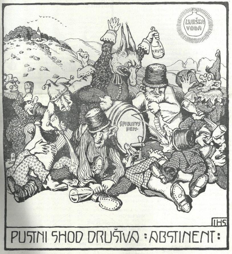 Pustni shod drustva Abstinent de Hinko Smrekar