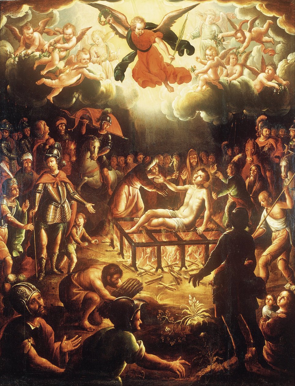 El martirio de San Lorenzo de Hipólito de Rioja