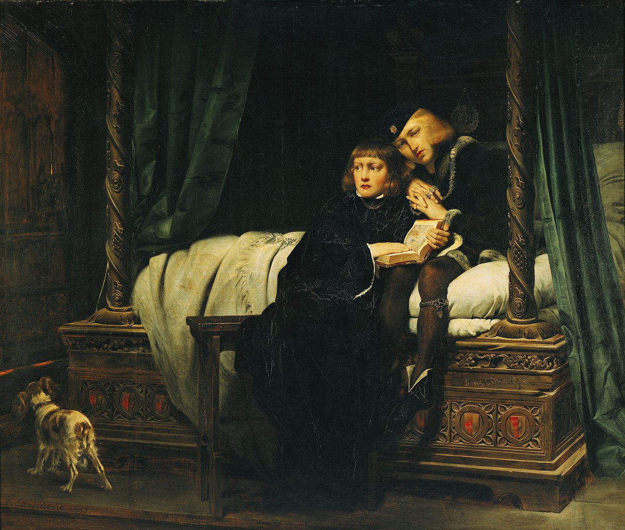 Eduardo V (1470-83) y Ricardo, Duque de York en la Torre (Les Enfants d