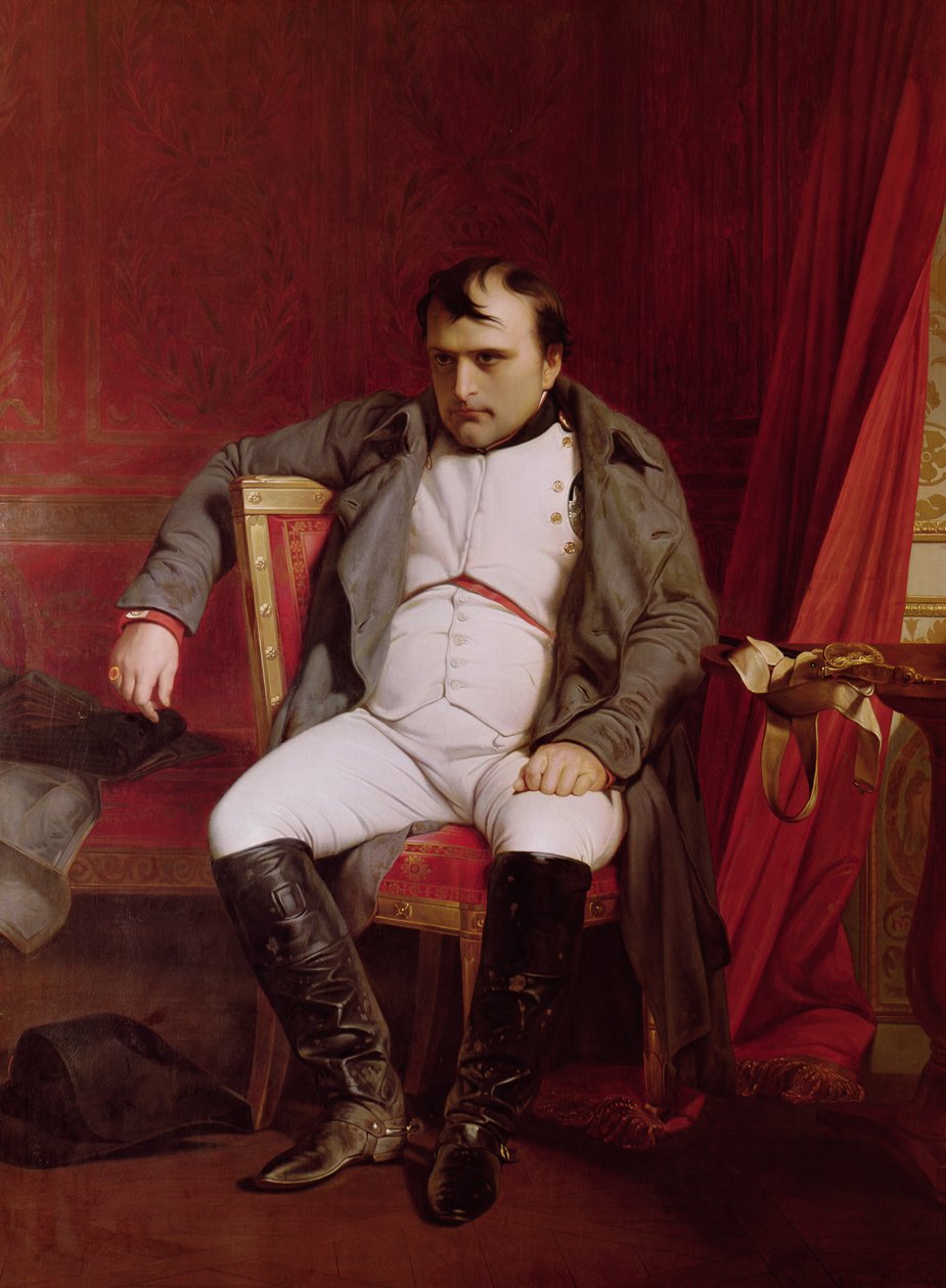Napoleón (1769-1821) después de su abdicación de Hippolyte Delaroche