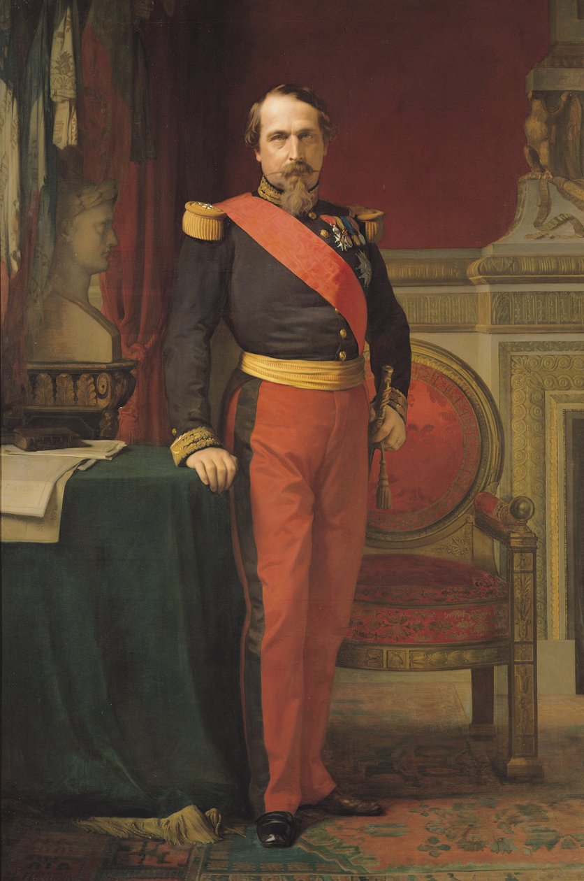 Retrato de Napoleón III (1808-73) 1862 de Hippolyte Flandrin