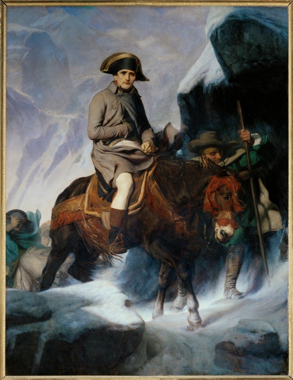 Bonaparte cruza los Alpes - Bonaparte franchissant les Alpes ... de Hippolyte (1797 1856) Delaroche