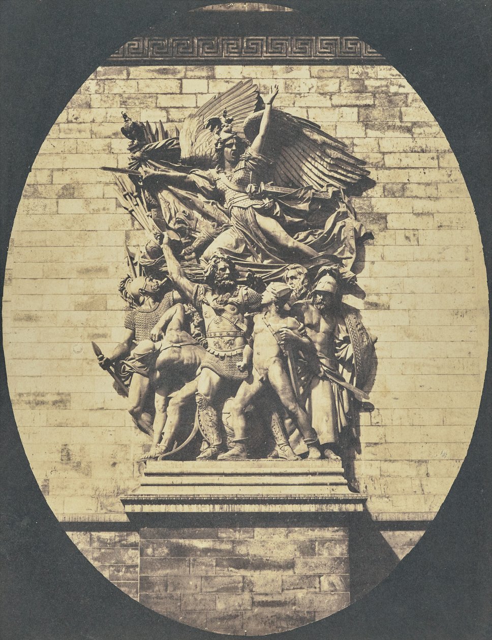 [Detalle de "Le Départ de 1792 (o La Marsellesa)" de François Rude, Arco del Triunfo]. de Hippolyte Bayard