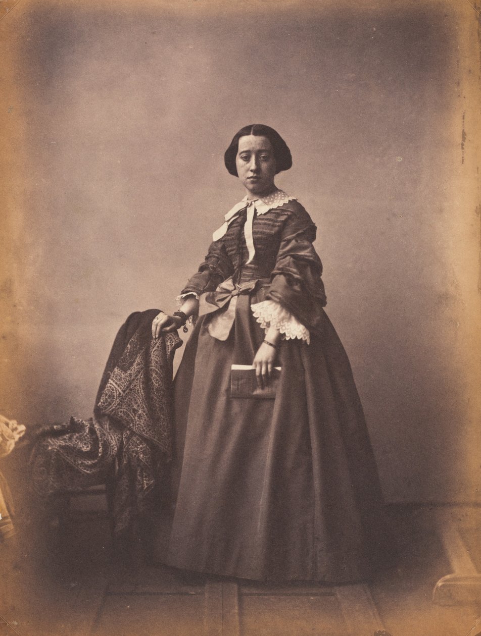 Georgina, morte à 20 ans (Georgina, muerta a los 20 años),c. 1852 (foto) de Hippolyte Bayard