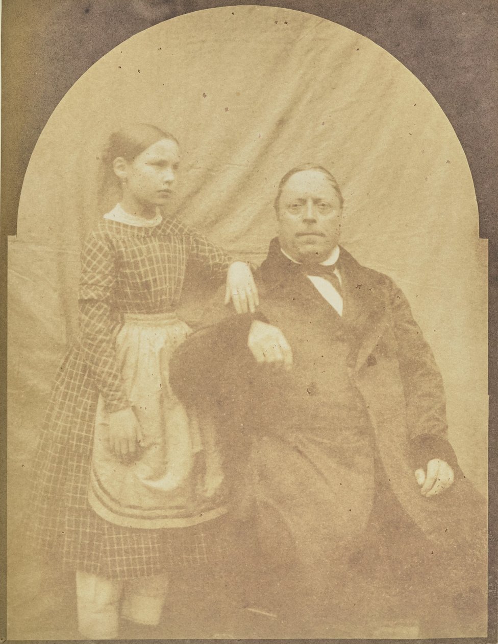 [Retrato de un hombre y una niña] de Hippolyte Bayard