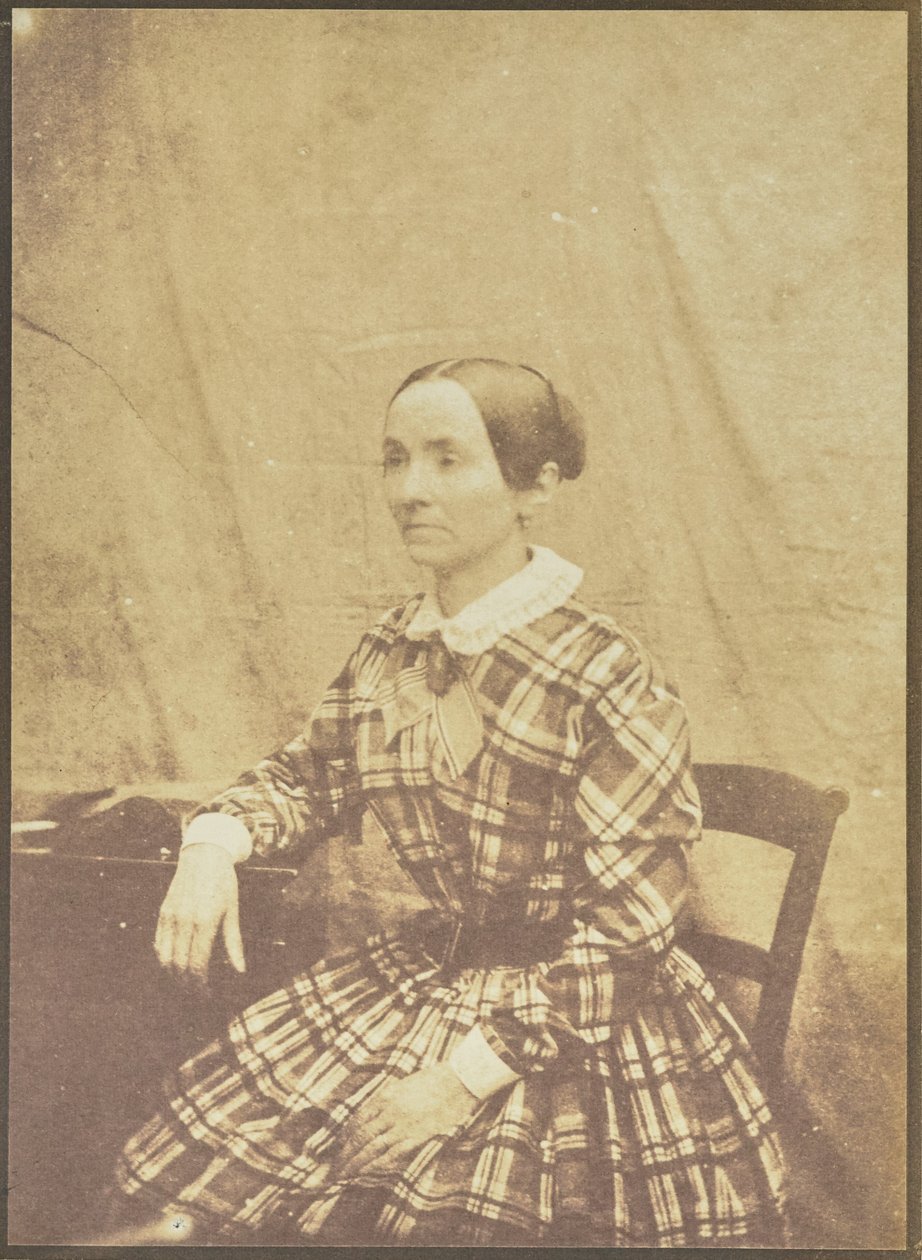 [Retrato de una mujer sentada] de Hippolyte Bayard