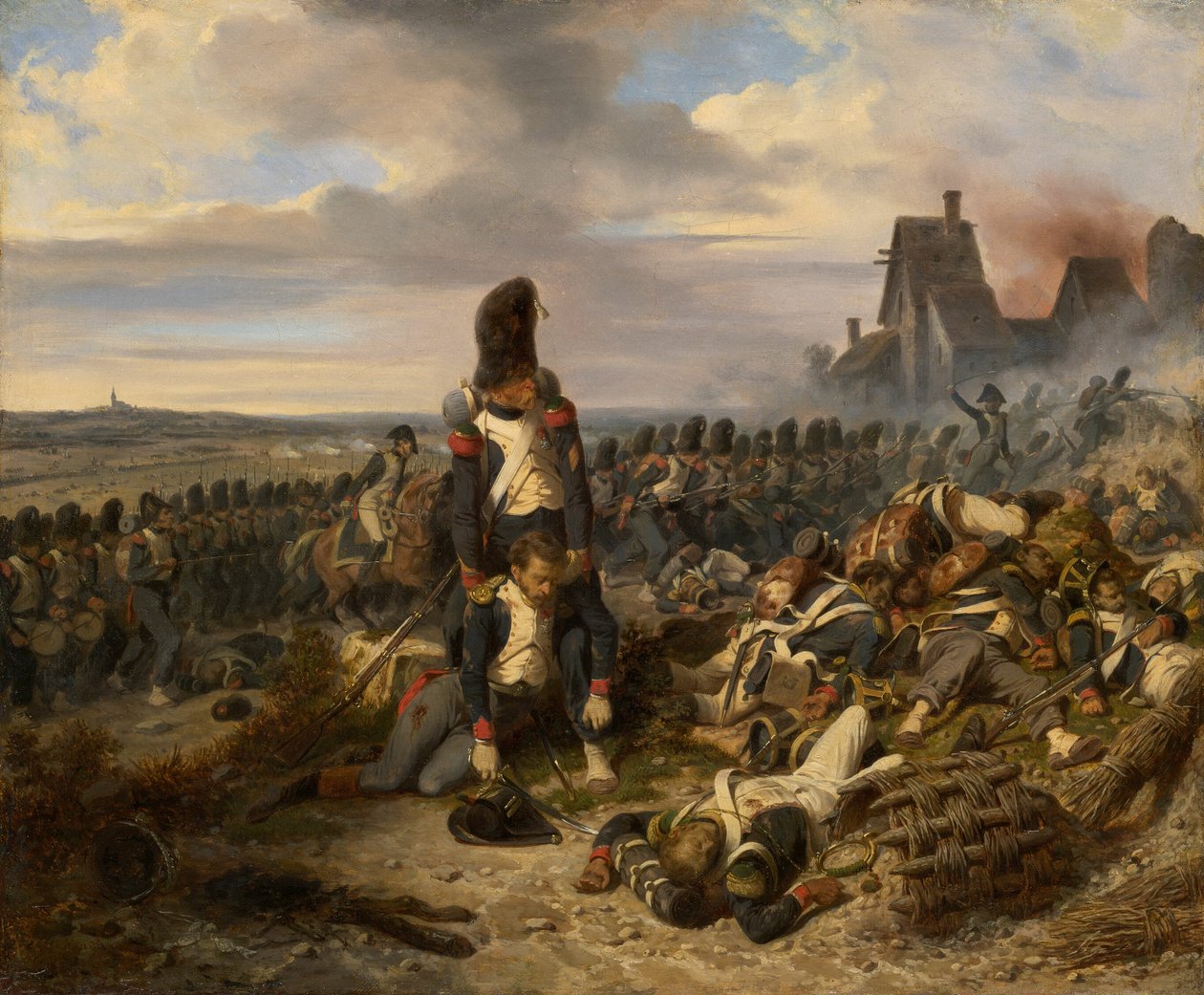 Escena de batalla de Hippolyte Bellange