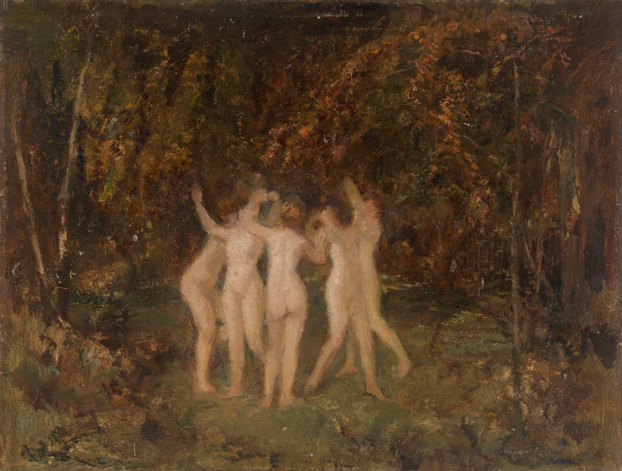 Ninfas en el bosque de Hippolyte Boulenger