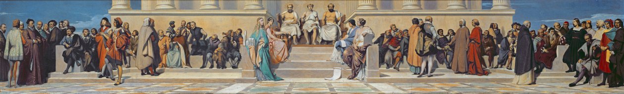 Hemicycle de la École des Beaux-Arts, c.1836-41 de Hippolyte Delaroche