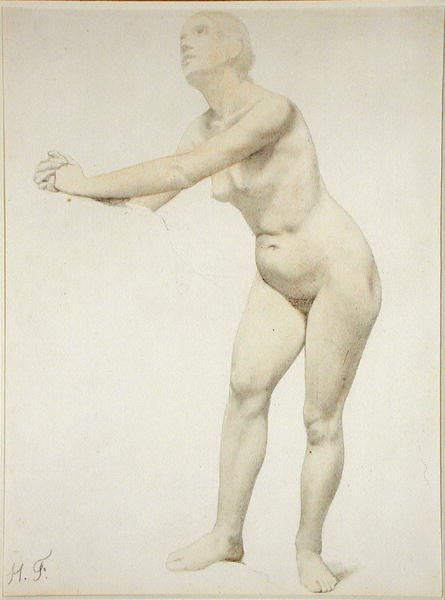 Desnudo de Hippolyte Flandrin