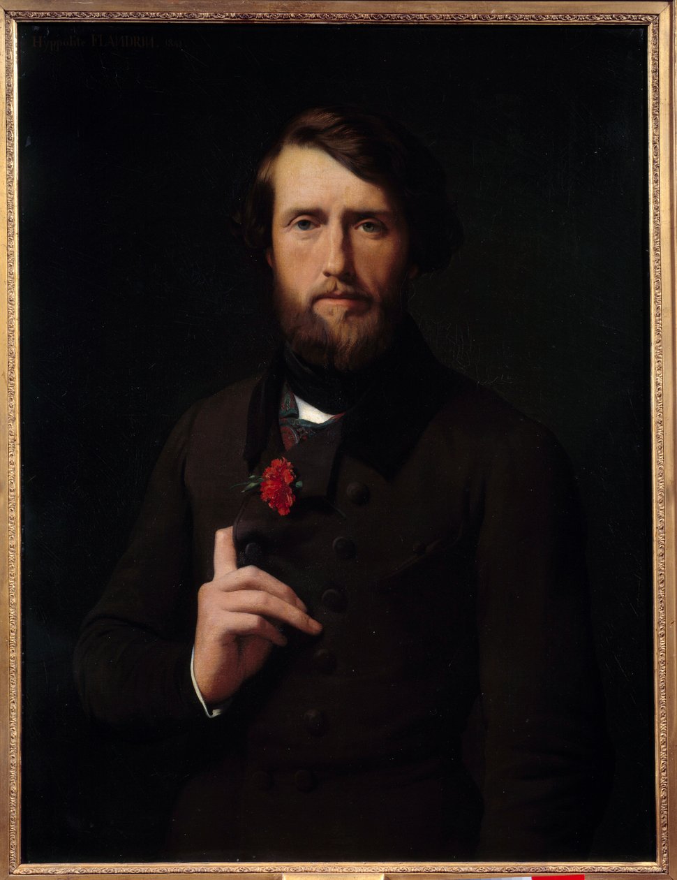 Retrato del Conde Félix de Arjuzon (1800-1874) de Hippolyte Flandrin