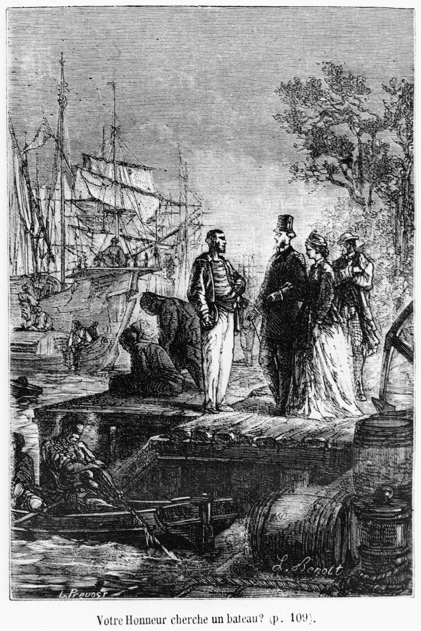¿Su Honor está buscando un barco?, ilustración de 