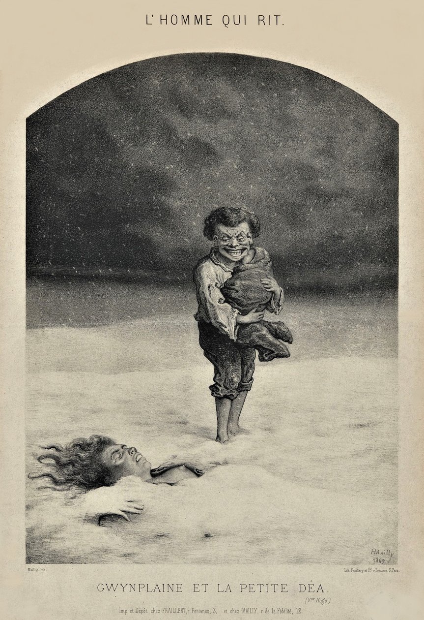 El hombre que ríe - Gwynplaine y Little Dea de Hippolyte Mailly