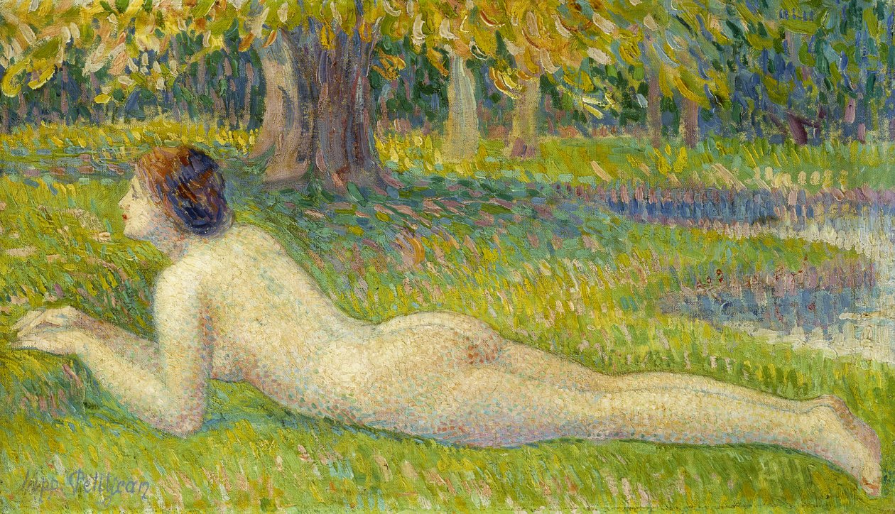 Mujer Reclining; Femme Allongee de Hippolyte Petitjean