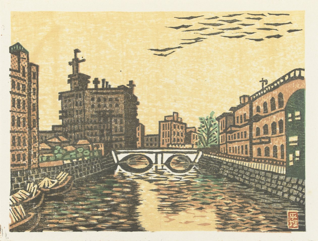 Sukiya brug (título en el objeto)
Sukiyabashi (título del objeto)
Herinneringen aan Tokyo (título de la serie)
Tokyo kaiko zue (título de la serie) de Hiratsuka Un