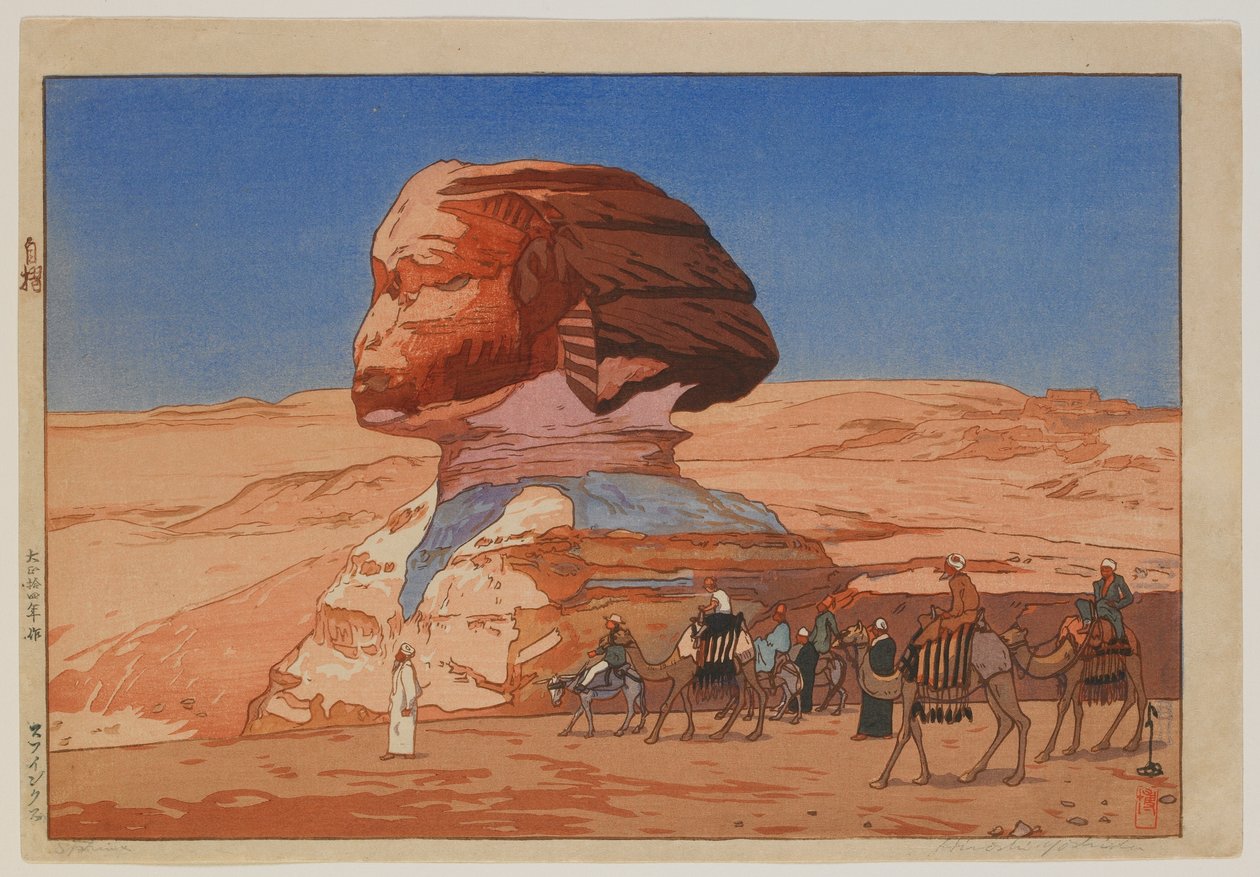 Esfinge - Día, era Taisho de Hiroshi Yoshida