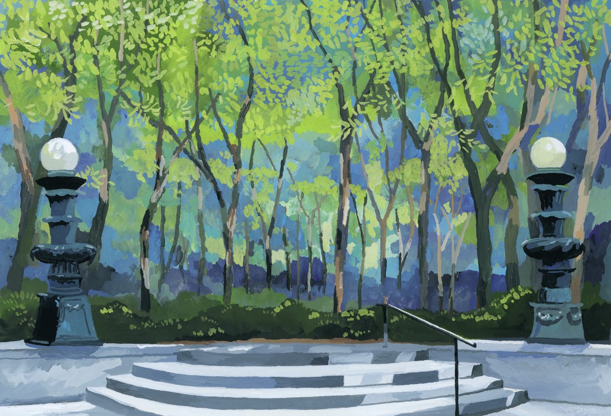 Entrada del parque, 2016 de Hiroyuki Izutsu