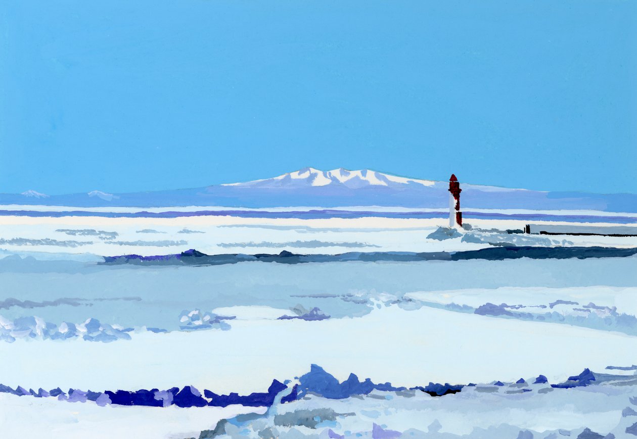 Barco de Hielo a la Deriva de Hiroyuki Izutsu