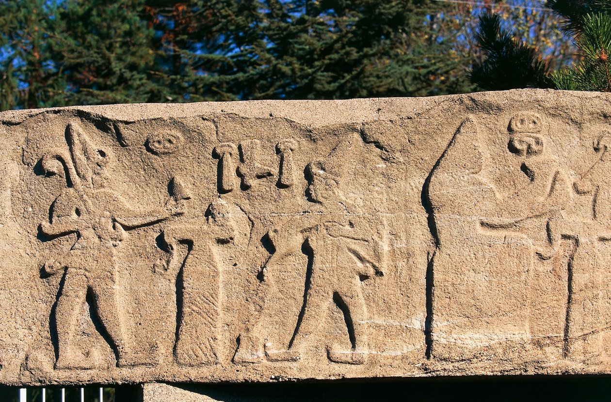 Bajorrelieve de Kultepe (Kanesh), Capadocia, Turquía, Civilización hitita, 3er milenio a.C. de Hittite