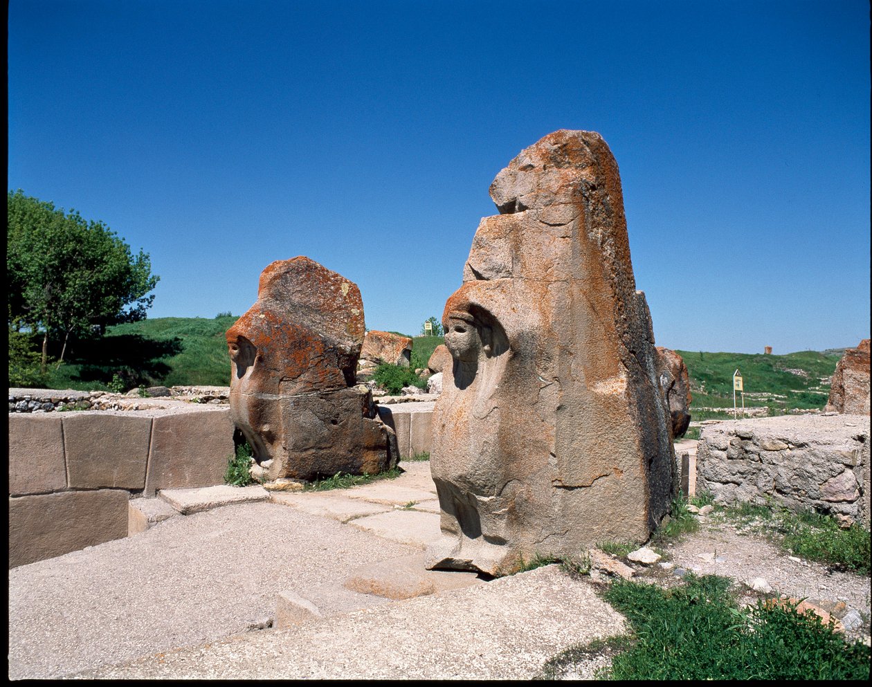 Vista de la Puerta de la Esfinge de Hittite Hittite