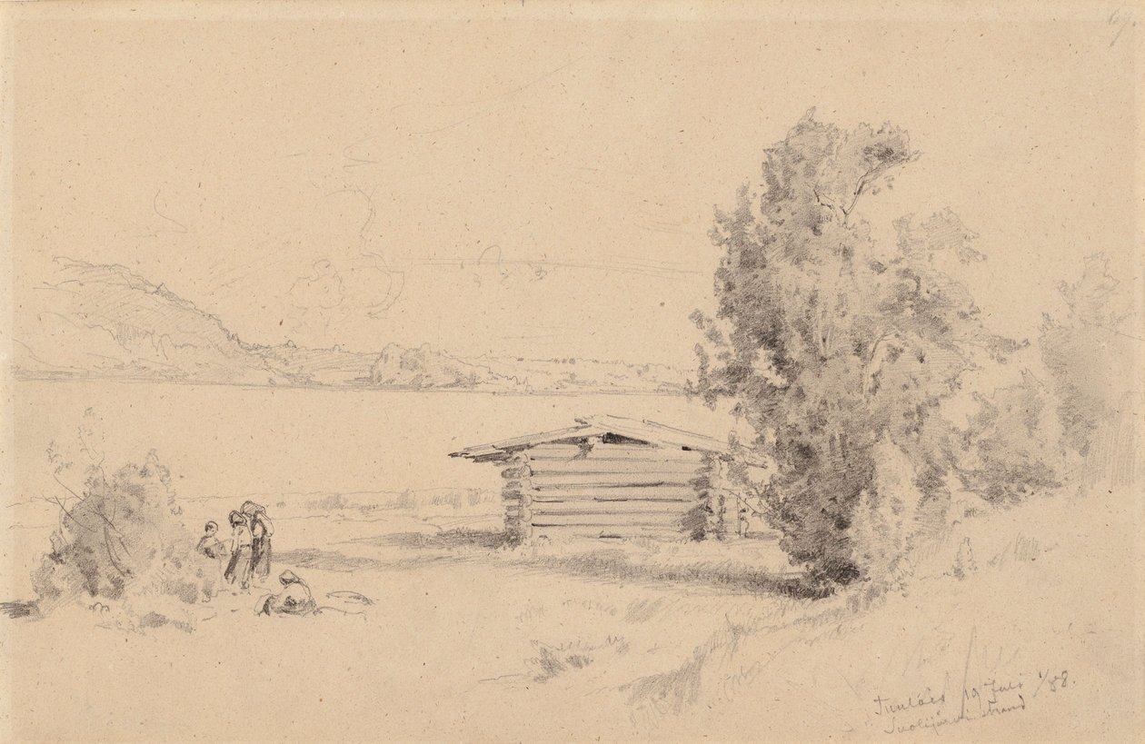 Vista lacustre desde Suolijärvi de Hjalmar Munsterhjelm