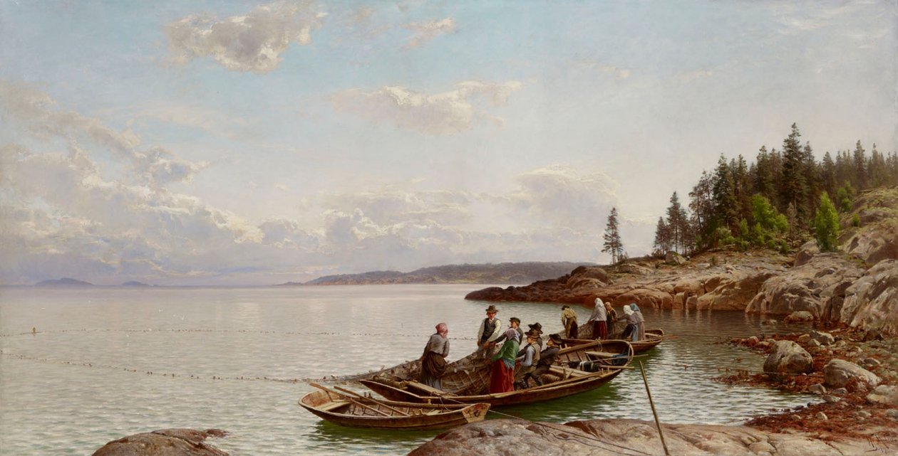 Una mañana en el archipiélago finlandés de Hjalmar Munsterhjelm