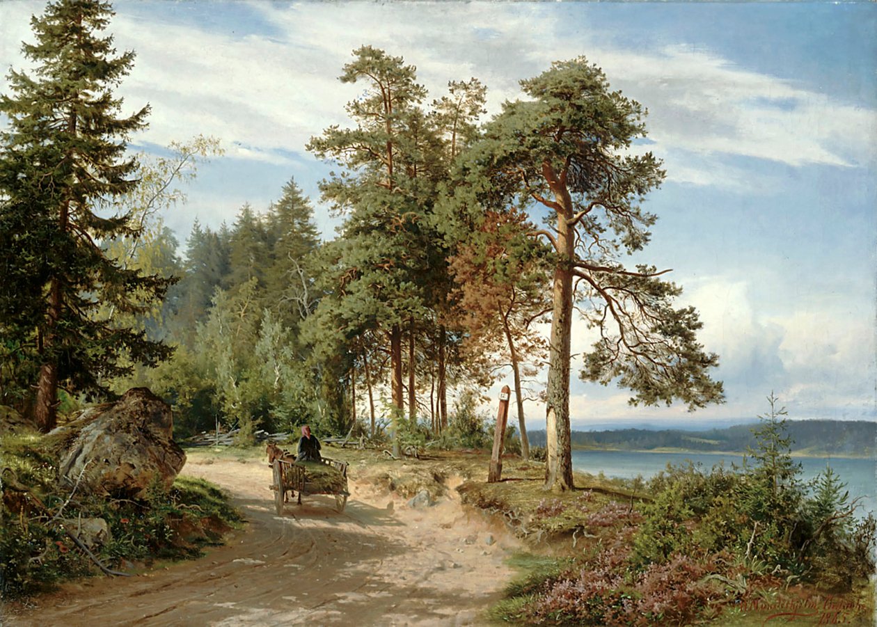Carretera en Finlandia de Hjalmar Munsterhjelm