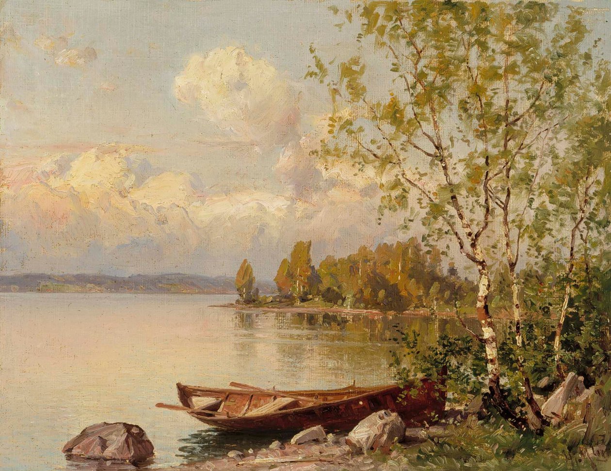 Tranquila tarde de verano, vista desde Häme de Hjalmar Munsterhjelm