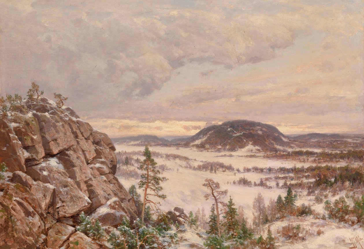 Mañana de invierno de Hjalmar Munsterhjelm