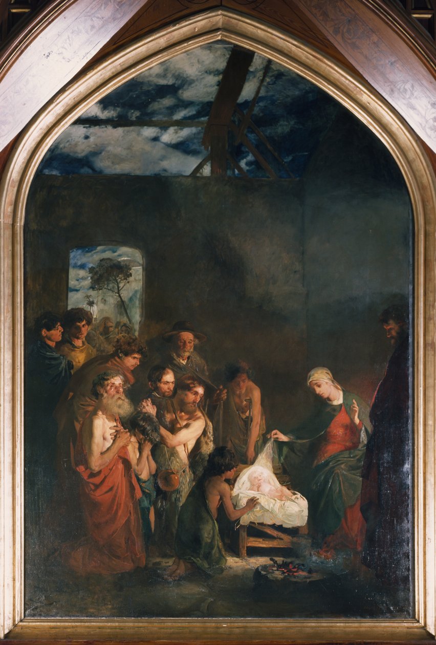 El culto del pastor de Hjalmer Eilif Emanuel Peterssen