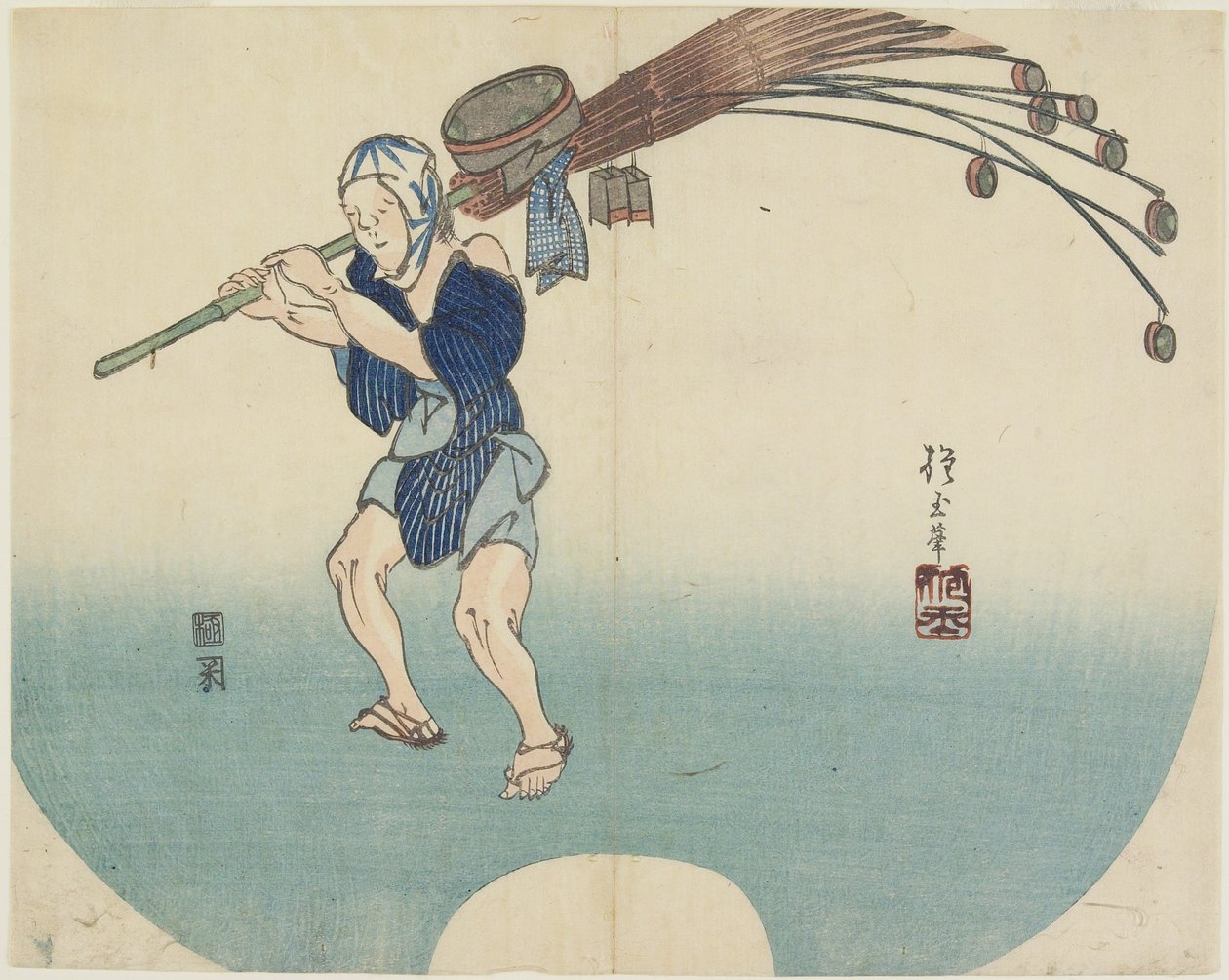 (Vendedor de agua), c. 1830 de Hogyoku