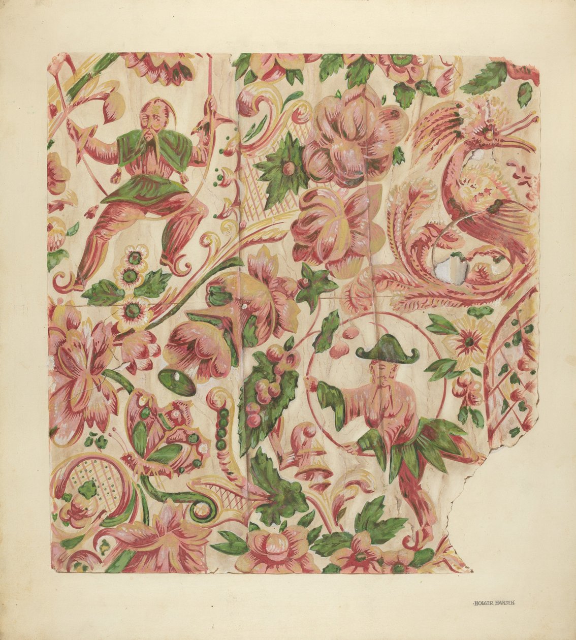 Papel tapiz, 1935-1942 de Holger Hansen