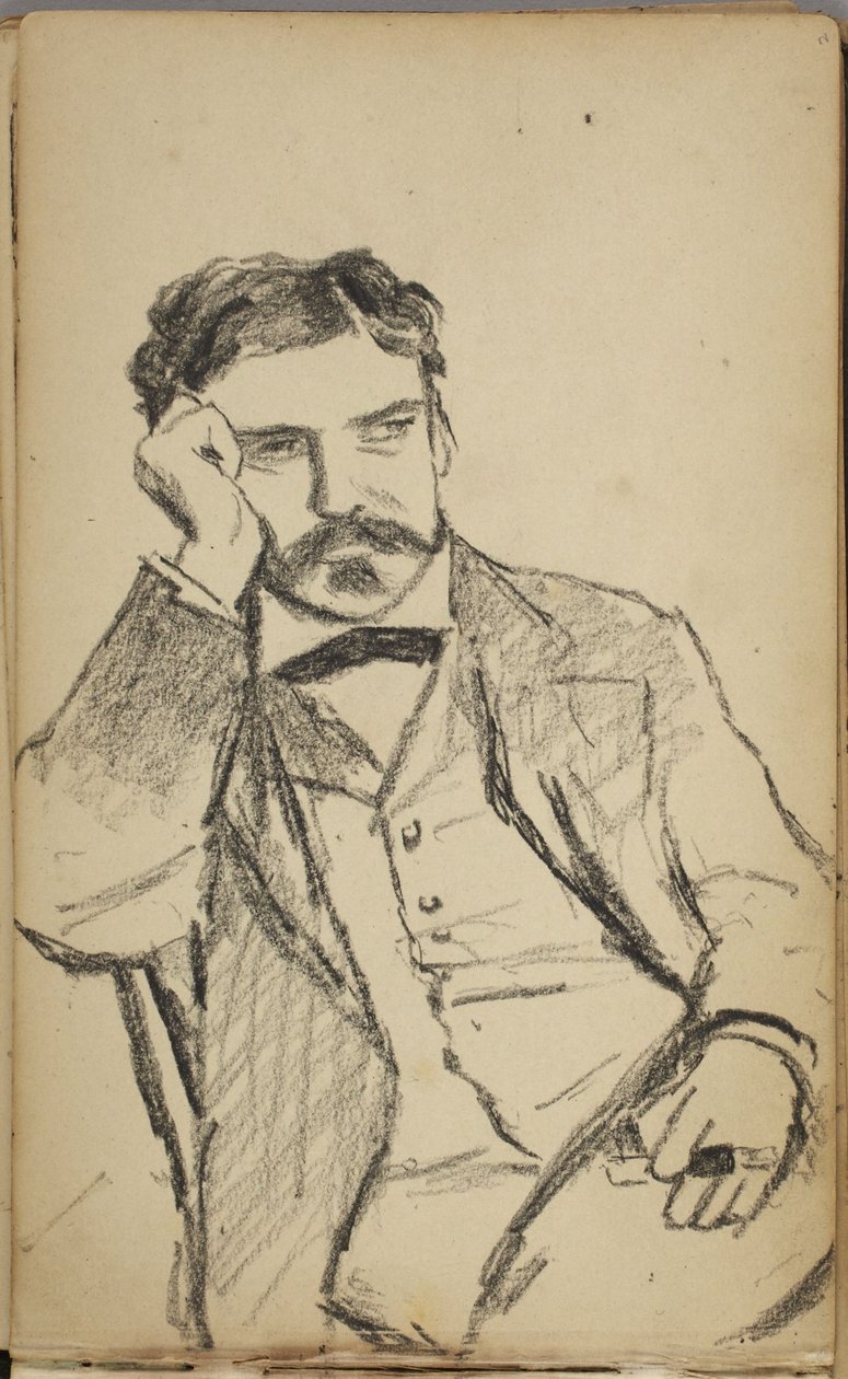 Retrato de un hombre de Homer Dodge Martin