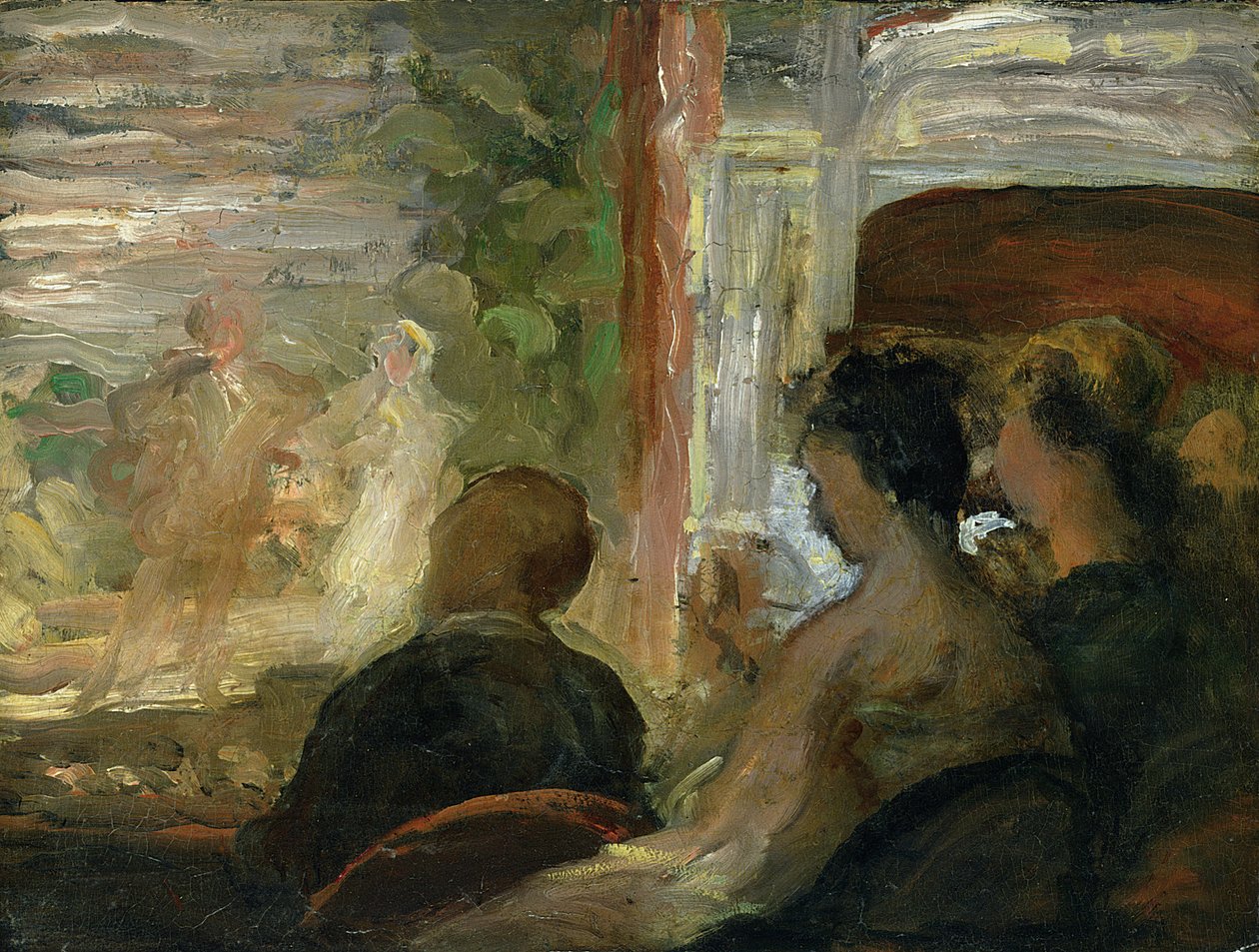Una Caja en el Teatro, c.1865-70 de Honoré Daumier